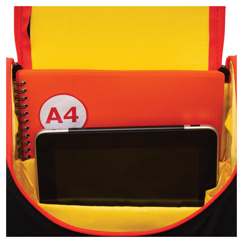 Ранец GRIZZLY анатомическая спинка, с мешком для обуви, для мальчиков, "ASTRONAUT", 33х25х13 см, RAm-385-6/1