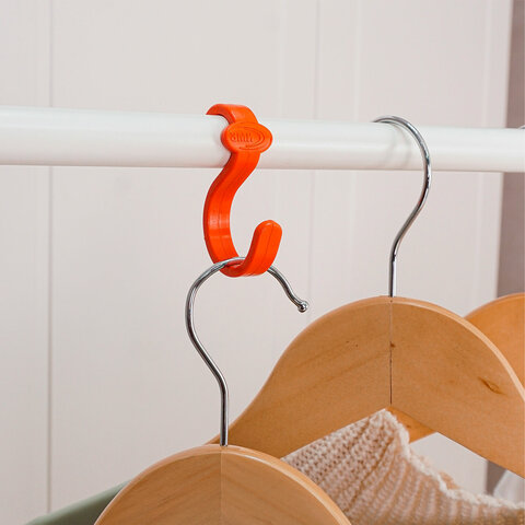 Вешалка для плечиков "Радуга-2", 1520х820х390 мм, передвижная, металл, белая, ВНП 299 Б