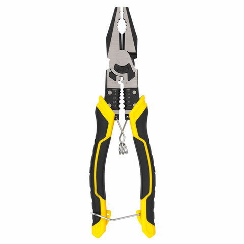 Плоскогубцы многофункциональные 14 в 1, 217 мм, CR-V - хромванадиевая сталь, ГРАНДМАСТЕР, PL-217, 671255
