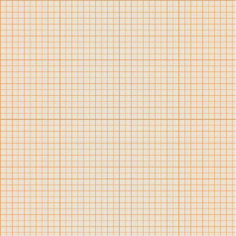 Бумага масштабно-координатная (миллиметровая) ПЛОТНАЯ, рулон 640 мм х 10 м, оранжевая, 80 г/м2, STAFF, 113482