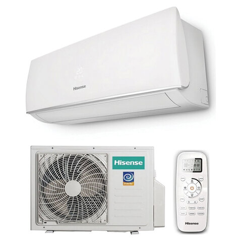 Сплит-система инверторная HISENSE AS-09UW4RYDDB05, внешний и внутренний блок, площадь помещения до 25 м2, НС-1414384
