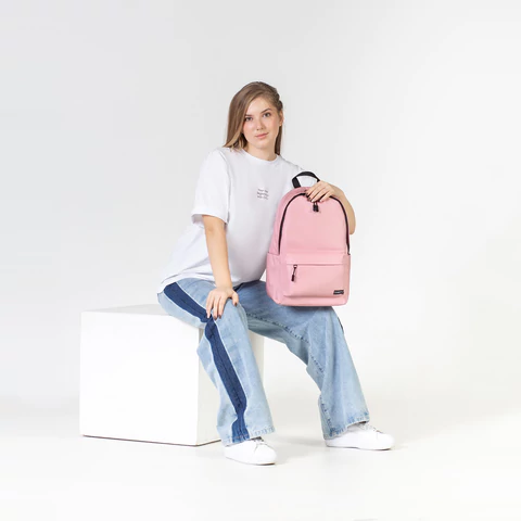 Рюкзак HEIKKI POSITIVE (ХЕЙКИ) универсальный, карман-антивор, "Pink", 42х28х14 см, 272556