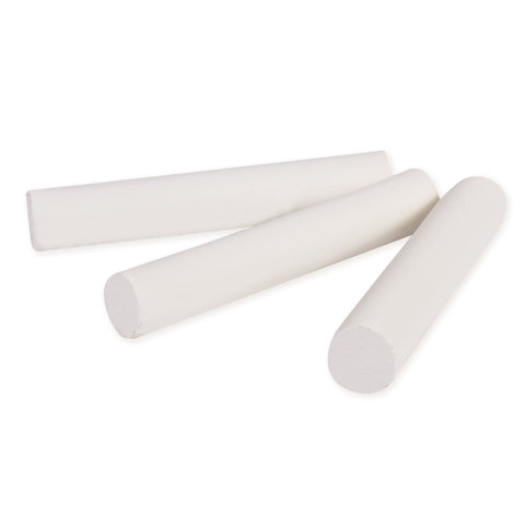 Мел белый круглый мягкий 24 штуки, BRAUBERG, картонная упаковка, 227439