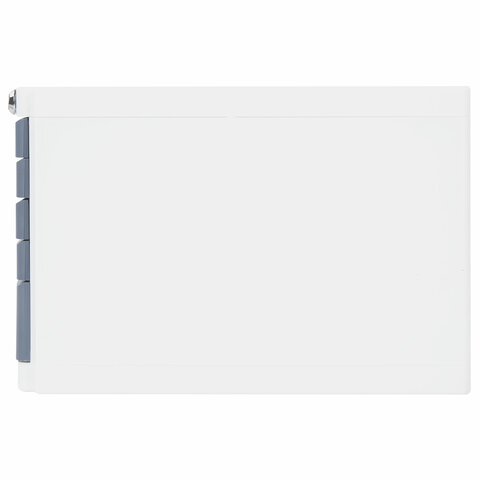 Бокс с замком и 5 выдвижными лотками, корпус и лотки серые, 235х300х355 мм, BRAUBERG "Office-Expert", 238048