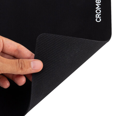 Коврик для мыши CROMEX (КРОМЕКС) "SLIM", резина + ткань, 220х180х2 мм, 513954