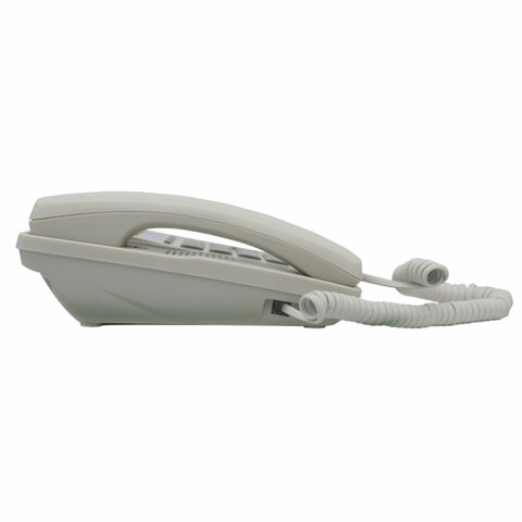Телефон RITMIX RT-550 white, АОН, спикерфон, память 100 номеров, тональный / импульсный режим, белый, 80002154