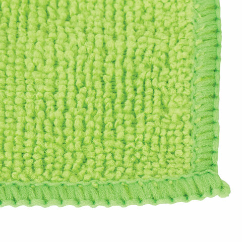 Салфетки из МИКРОФИБРЫ универсальные 30х30 см, КОМПЛЕКТ 3 шт., ассорти, 180 г/м2, ЛЮБАША ЭКОНОМ, 606306