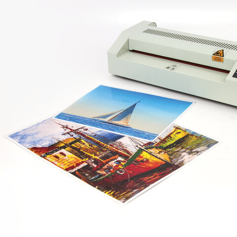 Ламинатор BRAUBERG FGK-320, формат А3, толщина пленки 1 сторона 60-250 мкм, скорость 51 см/мин., 531351