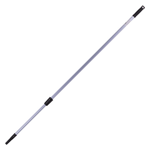 Черенок рукоятка телескопическая 130-240см, алюминий, используется с окномойкой шубкой 601518, со стяжкой 601522, LAIMA PROFESSIONAL, 601515
