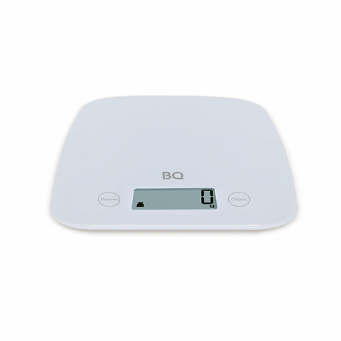 Весы кухонные BQ (БИ-КЬЮ) KS1006, электронный дисплей, максимальный вес 5 кг, тарокомпенсация, пластик, 86191523