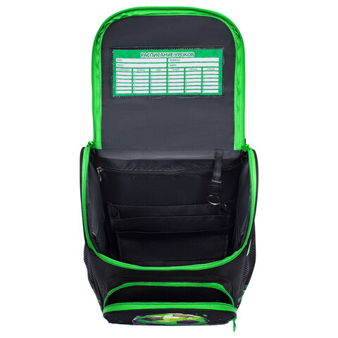 Ранец ПИФАГОР BASIC, 1 отделение, 3 кармана, эргономичная спинка, "Offline", 35х28х18 см, 273139