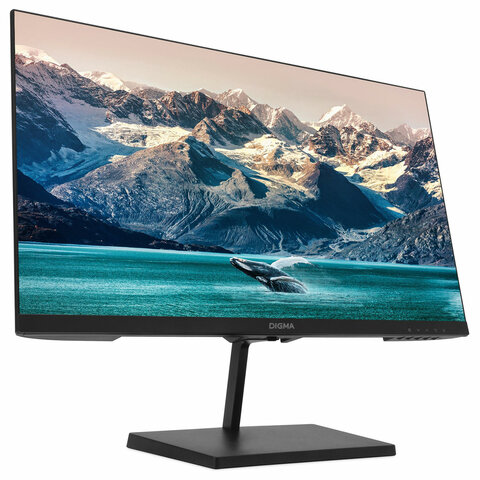 Монитор DIGMA Progress-24P501F 23.8" (60 см)/1920x1080/16:9/IPS/5ms/250cd/HDMI/VGA/черный, 1895757