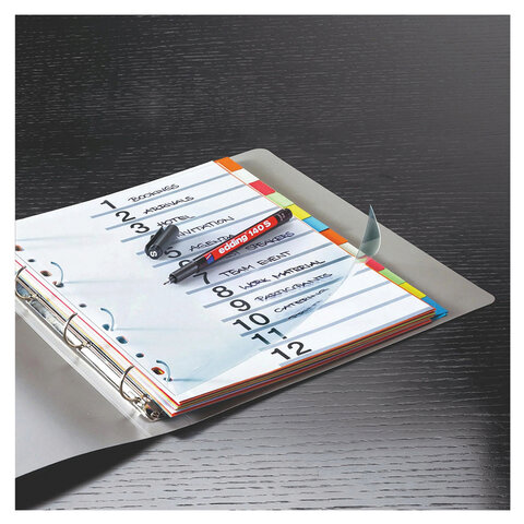 Маркер перманентный для любой гладкой поверхности EDDING 140, ЧЕРНЫЙ, 0,3 мм, металлический наконечник, E-140/1