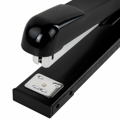 Степлер брошюровочный №24/6, 26/6 STAFF "Manager", до 25 листов, черный, 272753