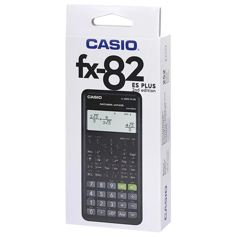 Калькулятор инженерный CASIO FX-82ESPLUS-2-WETD (162х80 мм), 252 функции, батарея, сертифицирован для ЕГЭ, FX-82ESPLUS-2-S