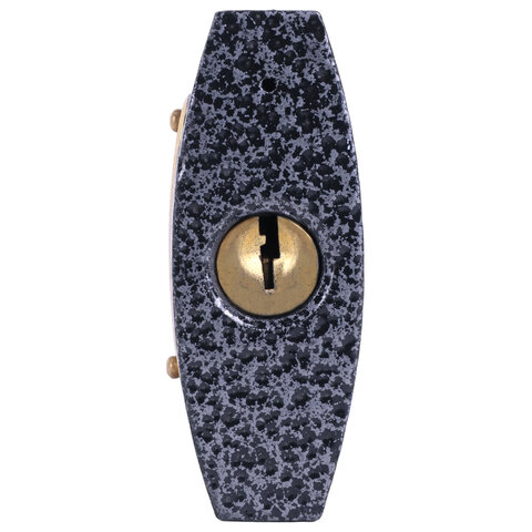 Замок навесной чугунный "Влагонепроницаемый", ширина 63 мм, полимерное покрытие, английский, 3 ключа, RABBITEX (РАББИТЕКС), 671298