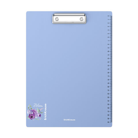 Доска-планшет ERICH KRAUSE "Matt Pastel" с прижимом А4 (320х225 мм), шкала 30 см, пластик, 1,3 мм, 61218