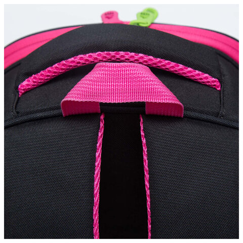 Ранец GRIZZLY анатомическая спинка, c брелоком, для девочек, "AVOCADO LOVE", 36х28х20 см, RAz-286-11/1