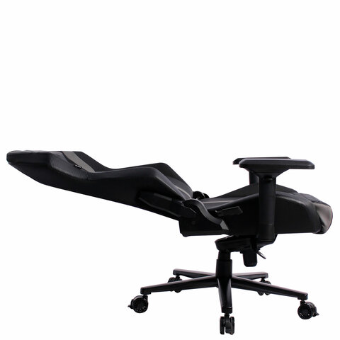 Кресло BRABIX PREMIUM "Core GM-160", мультиблок, 4D подлокотники, литой поролон, черное/серое, 532952