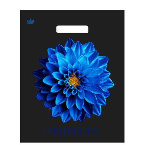 Пакет с вырубной ручкой, 37х30 см, "Перфекто Далия", 90 мкм, н00170815