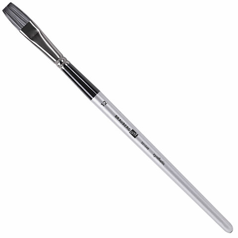 Кисти художественные набор 23 шт., синтетика с мастихином, в пенале, BRAUBERG ART DEBUT, 201048