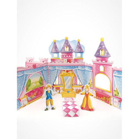 Книга-конструктор 3D-домик с наклейками, 36 стр., 33,5х24 см, АССОРТИ, МОЗАИКА-СИНТЕЗ