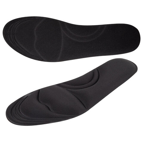 Стельки для обуви с ЭФФЕКТОМ ПАМЯТИ, материал MEMORY FOAM, размер RU 39-44 / EU 40-45, с линиями выреза, SHEGRA (ШЕГРА), 700745