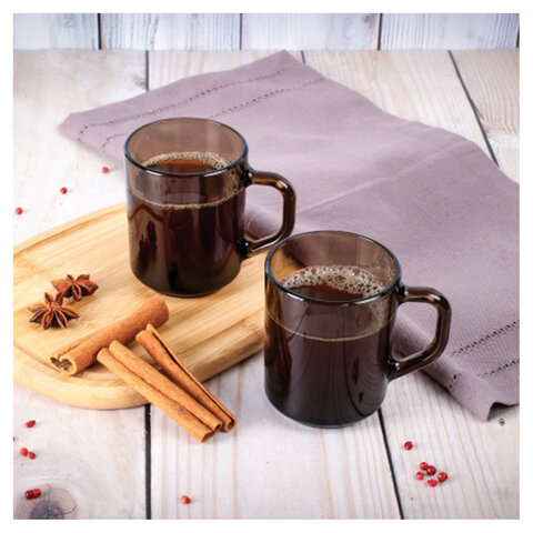 Кружка для чая и кофе, объем 250 мл, тонированное стекло, Marli Eclipse, LUMINARC, H9184