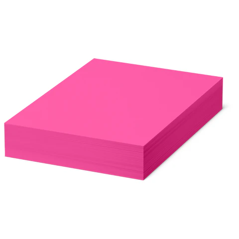 Бумага цветная CLAIREFONTAINE, А4, 80 г/м2, 500 л., неон, розовый, Франция, 2973PC