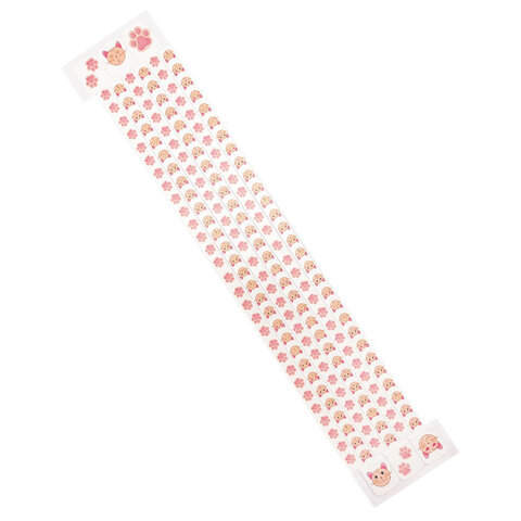 Закладки для книг с принтами САМОКЛЕЯЩИЕСЯ, КОМПЛЕКТ 6 шт., рисунки ассорти, 2921.АС/6