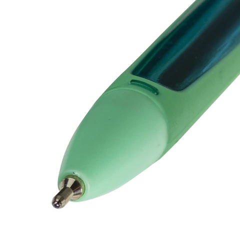 Ручка шариковая масляная BRAUBERG "BOMB GT Pastel", СИНЯЯ, прорезиненный корпус ассорти, узел 0,7 мм, линия письма 0,35 мм, 143347