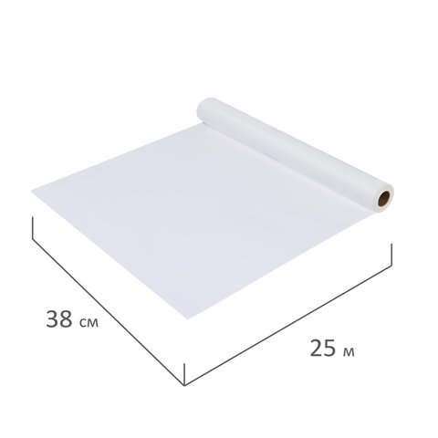 Бумага для выпечки силиконизированная, пергамент 38 см х 25 м, цвет белый, LAIMA, CH, 609584