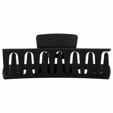 Краб для волос 10,5 см, soft-touch, чёрный, MONTE VITA (МОНТЕ ВИТА), 456999