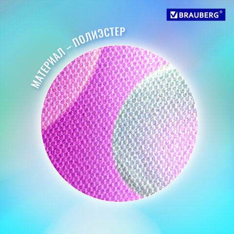 Папка для тетрадей BRAUBERG А4, 1 отделение, полиэстер, на молнии, с ручкой, "Rabbit", 270940