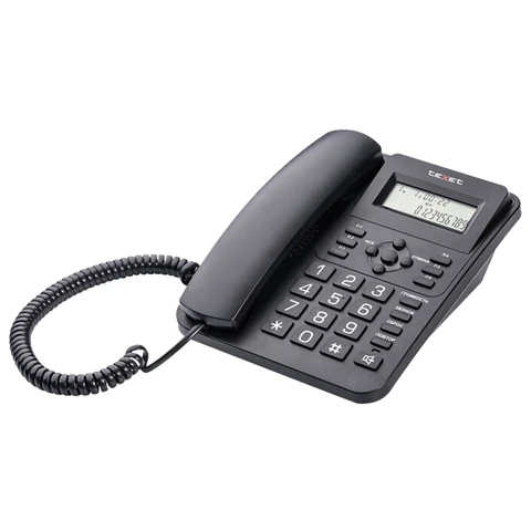 Телефон TEXET TX-264, АОН, спикерфон, тональный / импульсный режим, часы / будильник, SOS, повтор, черный, 127218
