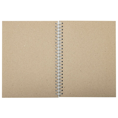 Скетчбук, 4 типа бумаги (акварельная, белая, черная, крафт) 146х204 мм, 60 л., гребень, BRAUBERG ART DEBUT, АНИМЕ, 115066