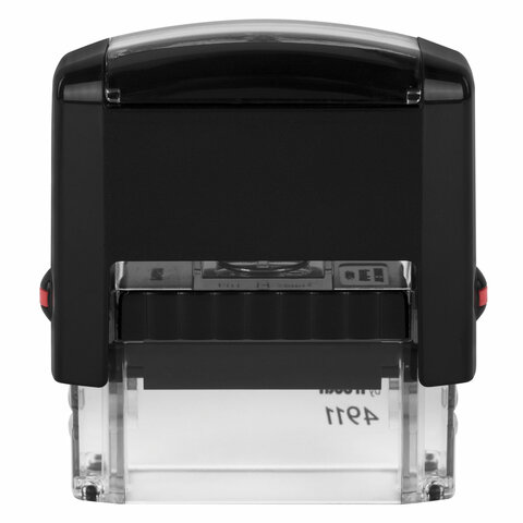 Штамп стандартный "ОПЛАЧЕНО, дата", оттиск 38 х 14 мм, синий, TRODAT IDEAL 4911 DB - 3.13, 161489