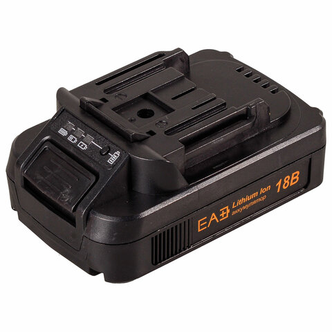 Дрель-шуруповерт безударная АККУМУЛЯТОРНАЯ, с двумя аккумуляторами 2 Ач, 18 В, ВИХРЬ ДА-18Л-2К, 72/14/9