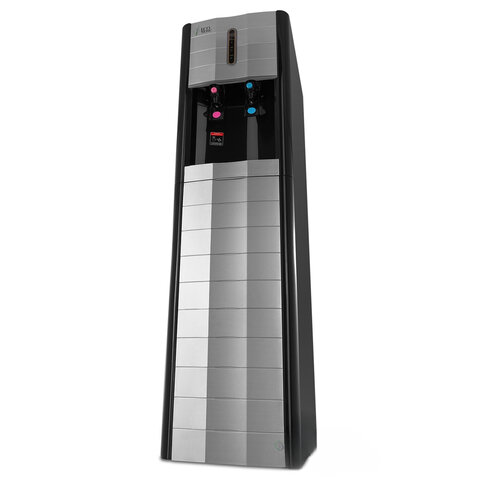 Пурифайер для воды ECOTRONIC V42-U4L, напольный, НАГРЕВ/ОХЛАЖДЕНИЕ КОМПРЕССОРНОЕ, 2 крана, черный, 3061
