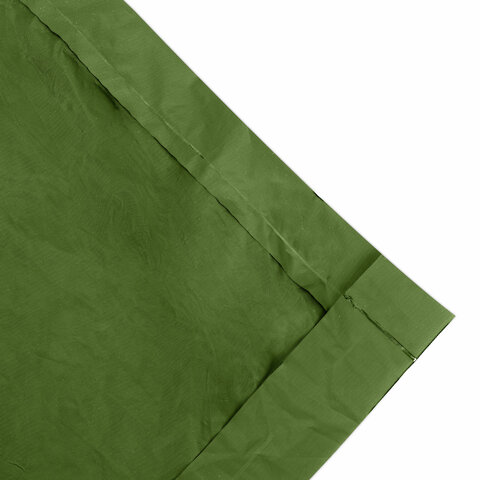 Дождевик плащ зеленый на кнопках, EVA, многоразовый прочный, чехол в комплекте, универсальный размер, SHAMAANI (ШАМААНИ), 610933