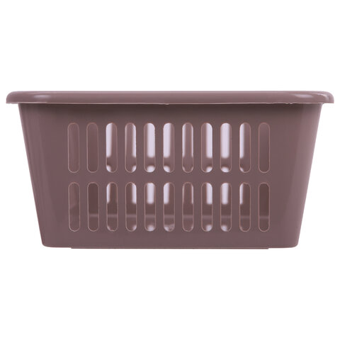 Корзинка 2 литра универсальная, 7,2х25х15 см, для хранения, пластик, ассорти, 331, 433310065