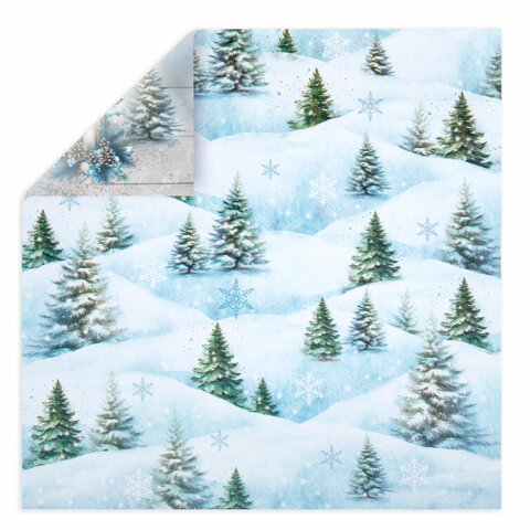 Бумага для скрапбукинга 30х30 см "Новогодний дизайн", двусторонняя, 12 листов, 180 г/м2, ОСТРОВ СОКРОВИЩ, 665438