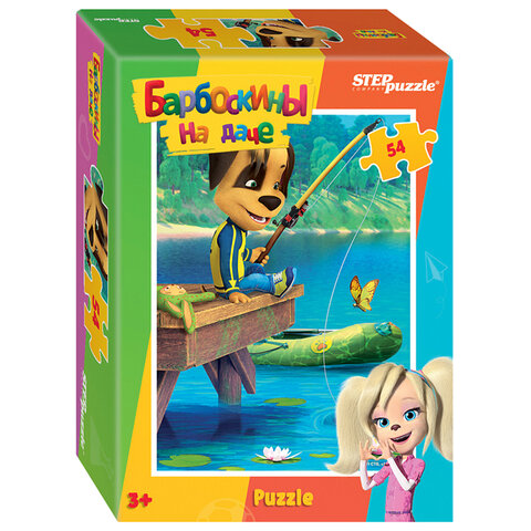 Пазл картонный 54 элемента, ЛИЦЕНЗИОННЫЕ СЮЖЕТЫ, АССОРТИ, 9х6,5,х2,5 см