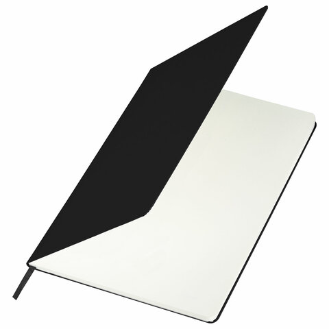 Блокнот-скетчбук БОЛЬШОЙ ФОРМАТ (190х250 мм) В5, BRAUBERG ULTRA, 80 г/м2, 96 л., без линовки, черный, 113064