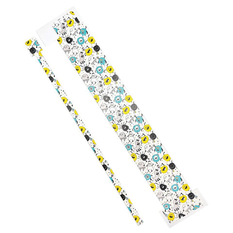 Закладки для книг с принтами САМОКЛЕЯЩИЕСЯ, КОМПЛЕКТ 6 шт., рисунки ассорти, 2921.АС/6