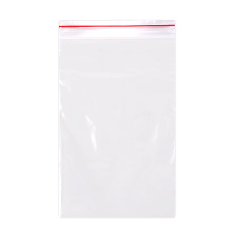 Пакеты ZIP LOCK "зиплок" ПРОЧНЫЕ, комплект 100 шт., 150х200 мм, ПВД, 60 мкм, BRAUBERG EXTRA, 608172