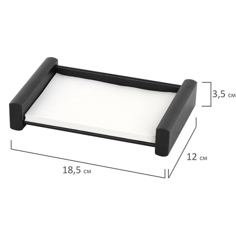 Набор подарочный настольный BESTAR "Platon" из дерева, 11 предметов, цвет "черное дерево", 237214