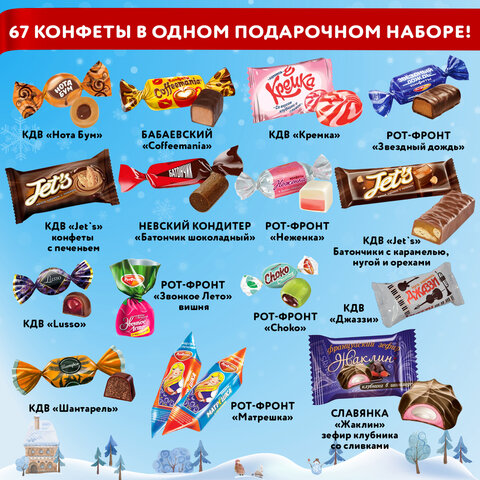 Подарок новогодний "СУНДУК. СПЕШУ НА ПРАЗДНИК", НАБОР конфет 1000 г, картонная коробка, МОСУПАК