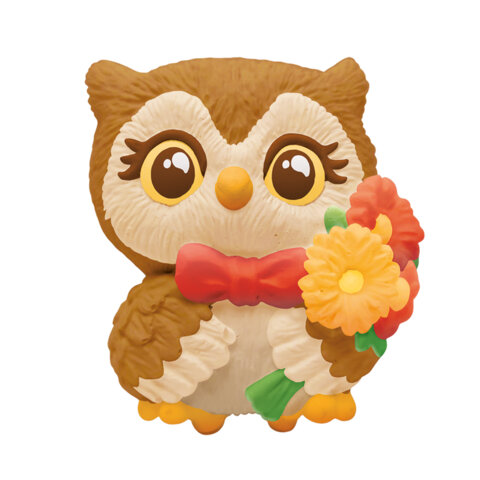 Фигурка-раскраска из гипса "С открыткой", с красками и кистью, ассорти, BRAUBERG KIDS, 666011