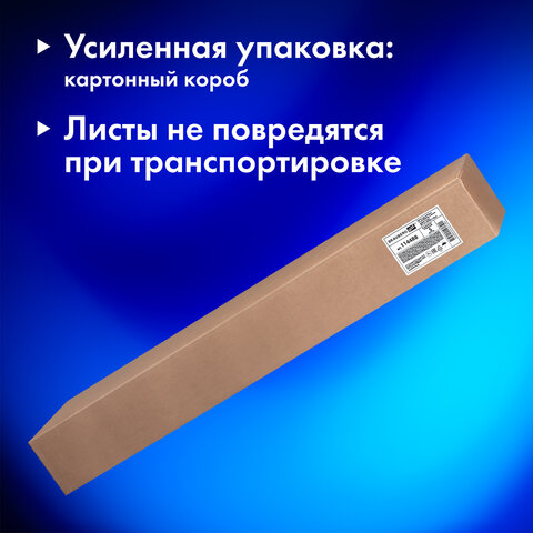 Бумага для акварели А1 (600х850 мм), КОМПЛЕКТ 5 листов, среднее зерно, 200 г/м2, ГОЗНАК, BRAUBERG ART CLASSIC, 114488